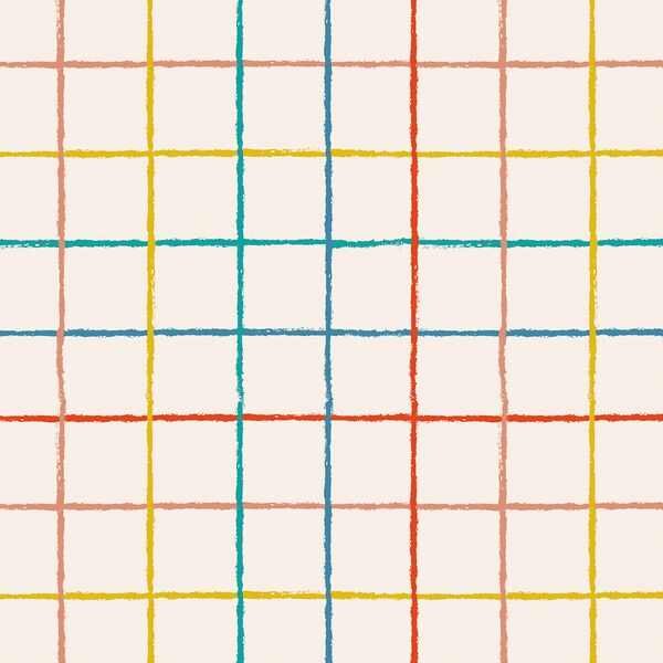 Garden Grid in Rainbow
