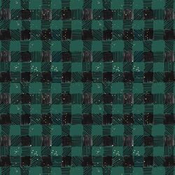 Painted Buffalo Plaid in Evergreen