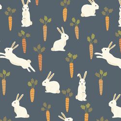 Easter Garden in Evening Navy