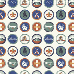 Scout Badges in Oak