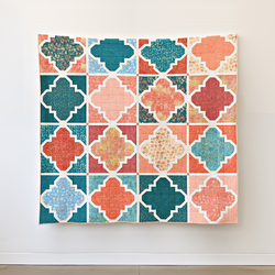 Expressions Batiks Quatrefoil Quilt Kit