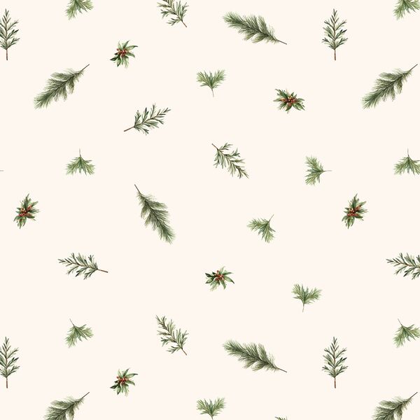 Winter Foliage in Ivory