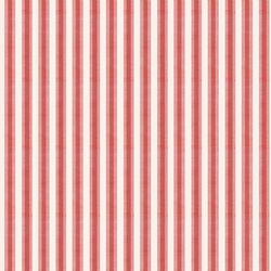 Winter Stripe in Red on Alabaster