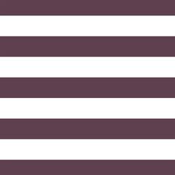 Horizontal Play Stripe in Raisin