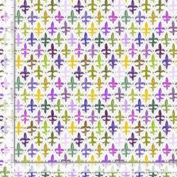 Fleur de Harlequin in White