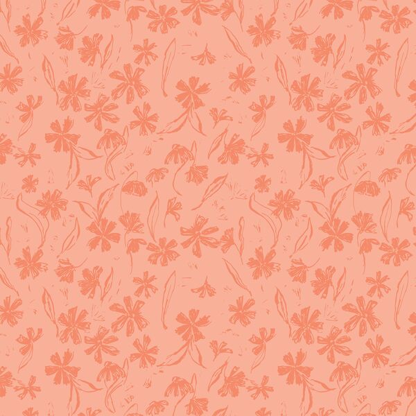 Felicity Floral in Nectarine