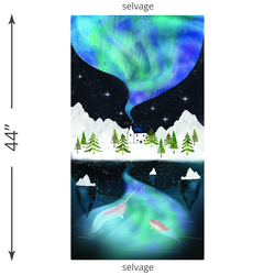 Northern Lights Panel in Multi