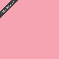 Double Lush Velvet Solid in Peony