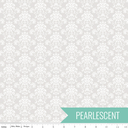 Damask in White Pearl