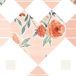 Large Patchwork in Barely Blush