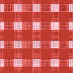 Woven Plaid in Red