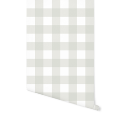 Gingham in Sweet Green