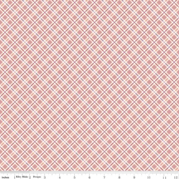 Plaid in Rose