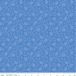 Tonal Flowers in Blue