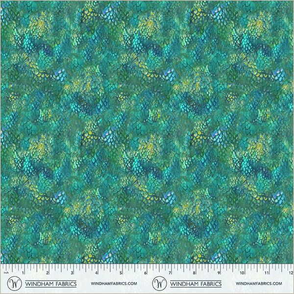 Dragon Scales in Teal