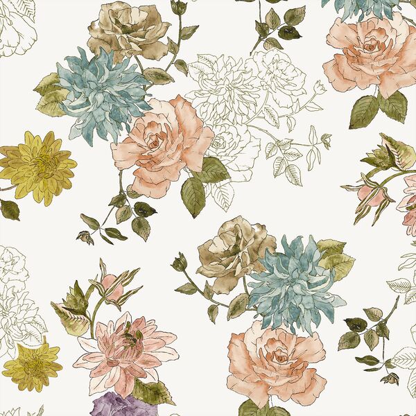 Dahlia Rose in Cotton