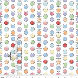 Egg Dye Dots in White