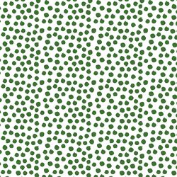 Painted Dot in Green Apple on White