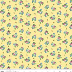 Scattered Floral in Yellow