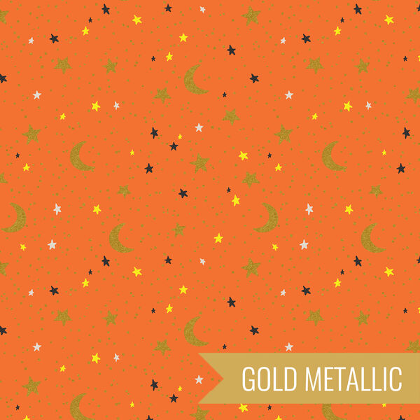 October Night in Orange Metallic