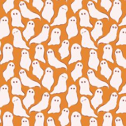 Friendly Ghosts in Pumpkin