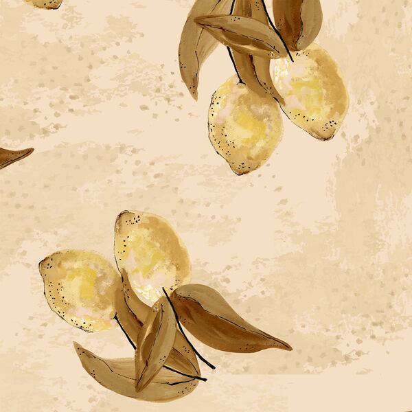 Large Vintage Lemons in Plaster