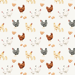 Little Country Chickens in Cream