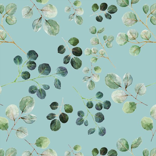Eucalyptus Leaf in Pacific Blue