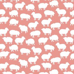 Sheep Silhouette in Tulip
