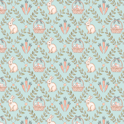 Little Hopscotch Harvest in Sweet Aqua