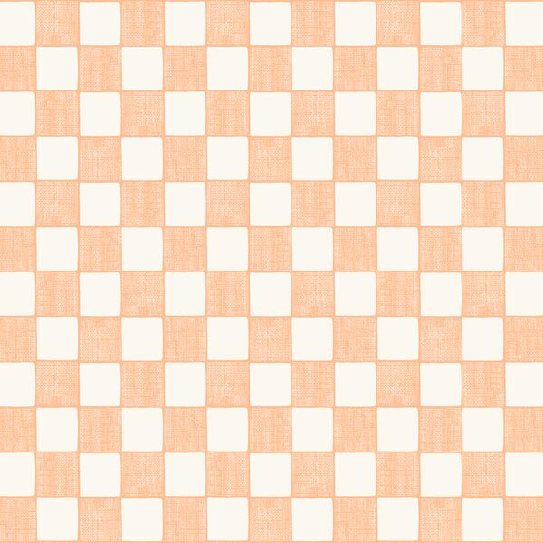 Textured Check in Soft Coral