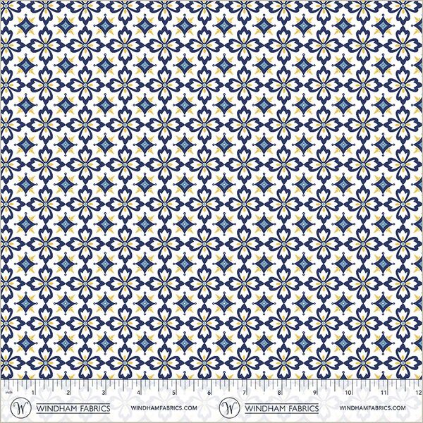 Flower Tiles in White