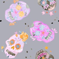 Large Sugar Skulls in Ash