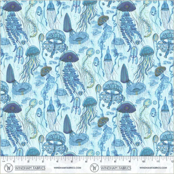 Jellyfish Field in Aqua