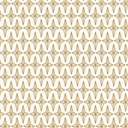 Star in Mustard Gold on Cream