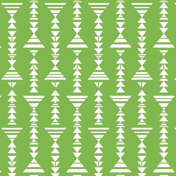Little Tribal Stripe in Greenery