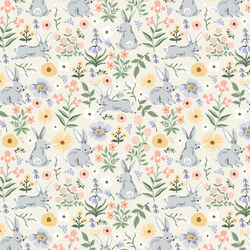 Bunny Floral in Cream