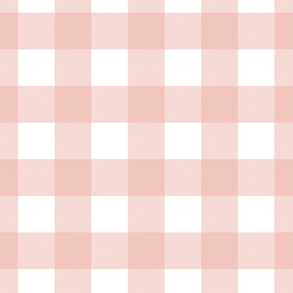 Large Gingham in Floral Pink