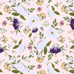 Blooming Serenity in Pastel Pink