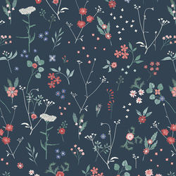 Gaudi's Garden in Navy