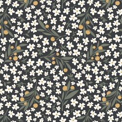 Flouncy Floral in Dark Garden