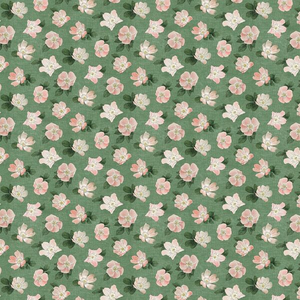 Briar Floral in Fern Green