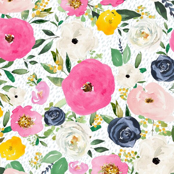 Free Falling Florals in Spring Rain