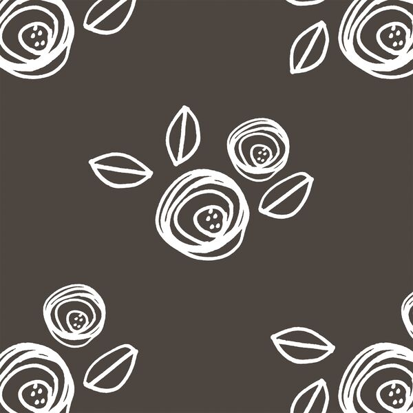 Regal Roses in Brown