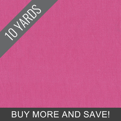 Artisan Cotton Yarn-Dye in Raspberry Light Pink - 10 Yard Bolt
