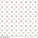 Swiss Dot in Christmas on White