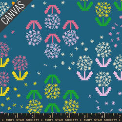Wishes Canvas in Teal