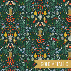 Partridge in Evergreen Metallic