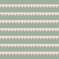 Pennant Stripe in Muted Teal