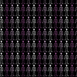 The Lineup in Black Purple